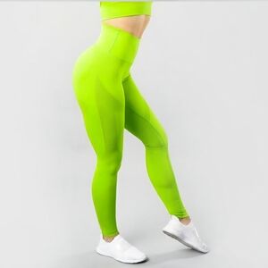 Alphalete Aero Lime Green Leggings